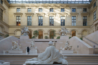France, région Ile de France, Paris 1e arrondissement, musee du Louvre, cour Puget,