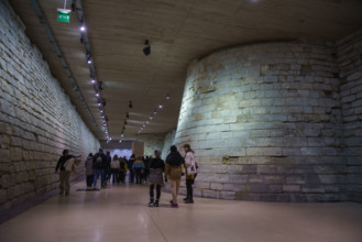 France, région Ile de France, Paris 1e arrondissement, musee du Louvre, le louvre médieval,