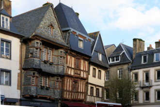 FRance, région Bretagne, Côtes d'Armor, lannion,place du général Leclerc,