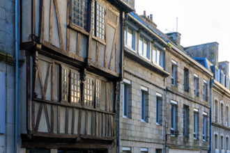 FRance, région Bretagne, Côtes d'Armor, lannion, habitat rue de Keriavily,
