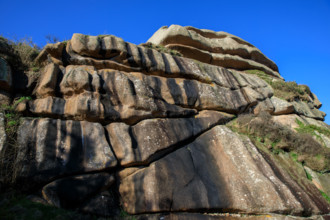 france, région Bretagne, Côtes d'Armor, côte de granit rose, Ploumanac'h, les rochers