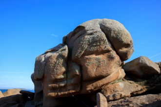 france, région Bretagne, Côtes d'Armor, côte de granit rose, Ploumanac'h, les rochers