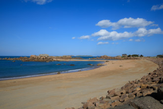 france, région Bretagne, Côtes d'Armor, côte de granit rose, Trégastel,, presqu'ile Renote,