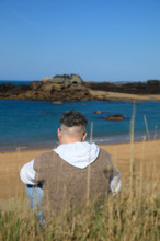 france, région Bretagne, Côtes d'Armor, côte de granit rose, Trégastel,, presqu'ile Renote,