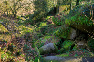 FRance, région Bretagne, Finistère, Huelgoat, les rochers, cahos de huelgoat,