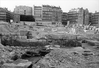 Ruins of Massilia Excavations of the place of the Stock Exchange