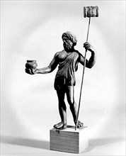 The god with the mallet ' 2nd century before JC Bronze -