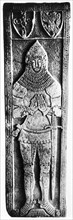 Reumbent effigy of a French knight