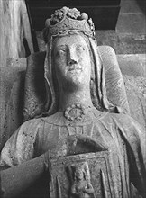 Sculpture of a queen the Spanish community Castile