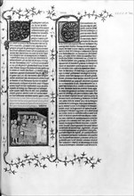 Large Chronicles of France Died of Jehan of Brittany -