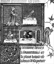 Le Miroir du Monde. 1373. Scènes de la vie quotidienne.