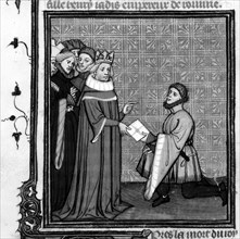 Charles IV le Bel  envoie un messager à Rome
