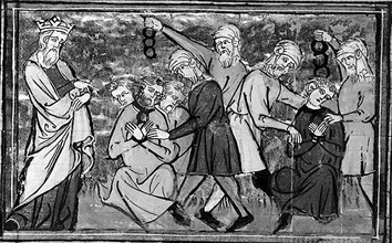 Crusaders captured by Saladin