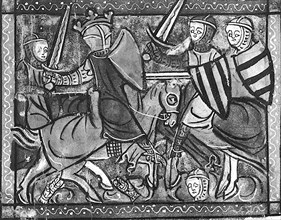 Bataille entre Charles, roi de Sicile, et Pierre d'Aragon.