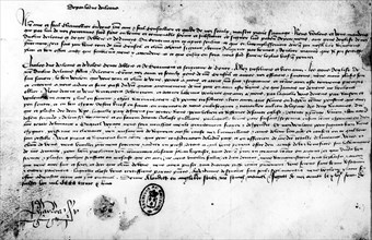 Lettre de Charles d'Orléans