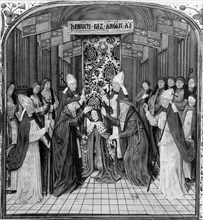 1422 - Henri VI, roi dAngleterre proclamé roi de France