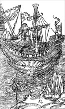 High-rigged sailing ship invented by the Portuguese at the beginning of the 15th century for long-distance voyages of exploration
