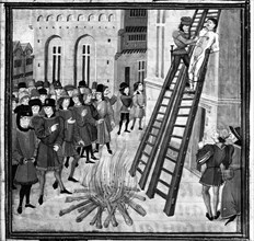 The justice of the king Execution of lord Huon Despensier -