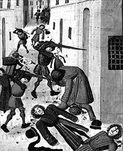 Les Parisiens assassinent les prisonniers