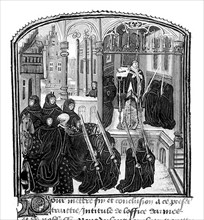 The funeral of a nobleman