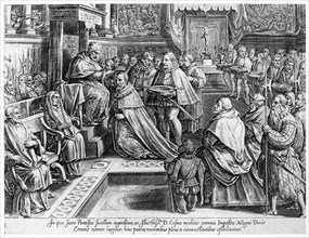 Couronnement de Cosme de Médicis par Pie V, 1570