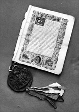 Ratification par Edouard VI d'Angleterre du traité de Boulogne
