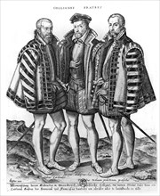 The three Coligny brothers Gaspard, Odet and François