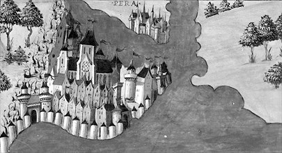 The city of Constantinople in the 16th century