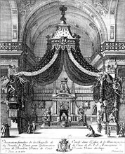 Funeral decoration of the Grand Condé Chapel