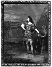 Louis XIV en empereur romain devant sa tente
