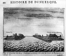 View on the canal of Dunkirk