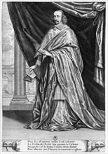 Mazarin (Giulio Mazarini, known as Jules Mazarin) (1602-1661) Cardinal.