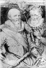 De Saint-Aubin, Portraits de Sully et Henri IV
