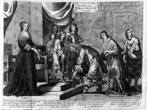 Hommage rendu à l'enfant roi, Louis XIV
