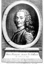 Marie François Arouet de Voltaire at the age of 26