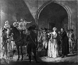 Departure of Marie-Antoinette for the scaffold October 16, 1793 -