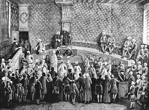 Hearing at the Châtelet of Paris under Louis XV