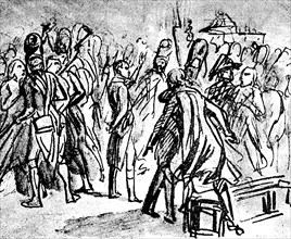 Coup d'Etat du 18 Brumaire. Bonaparte renverse le  Directoire.