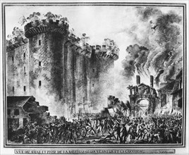 Storming of the Bastille on July 14, 1789