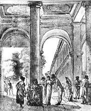 The galleries of the Palais Royal under the Directoire