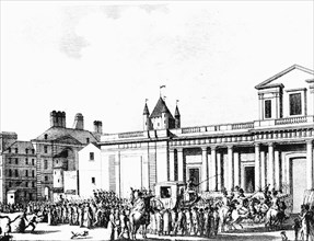Retour de Varennes. Arrivée de la famille royale au Temple. 1791