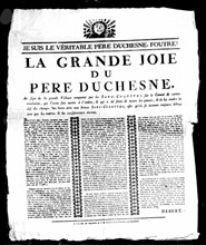 La Grande Joie du Père Duchesne. Journal révolutionnaire