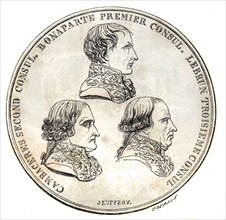 Médaille représentant les trois consuls