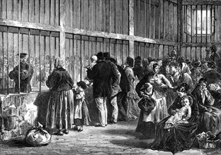 Les Communeuses à la prison Saint Lazare - 1871