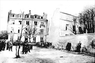 Mars 1871. La Commune. Exécution de Lecomte et Thomas.