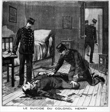 Suicide du colonel Henri - Affaire Dreyfus -