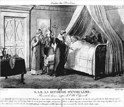 The last moments of Abbot Edgeworth who assisted Louis XVI at the time of his death