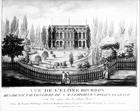Vue de l'Elysée Bourbon - Résidence de Napoléon