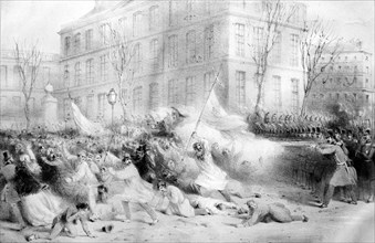 Massacre devant le ministère des Affaires étrangères le 23 février 1848