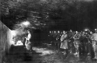 Christmas 1916 at Douaumont Fortress in Verdun: Midnight Mass